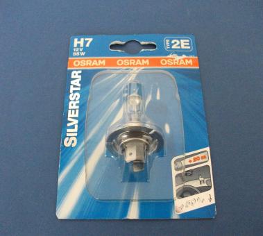Autolampe - SILVERSTAR H7 12 V 55W 
