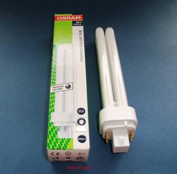 Energiesparlampe - Dulux D/E 26 W/830 "Auslauftype" 